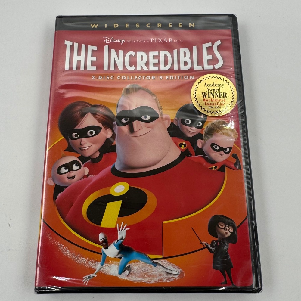 The Incredibles DVD 2-Disc Collector's Edition Widescreen Disney Pixar Sealed